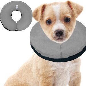 Dog Medical Collar: Inflatable Recovery Collar, Small